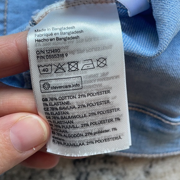 Mama Made Minis Crochet Rainbow Denim Jacket - Picture 9 of 9